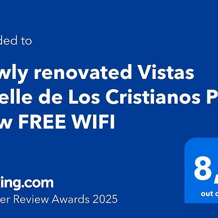 Newly Renovated Vistas Muelle De Los Cristianos Pier View Free Wifi Arona  Eksteriør bilde